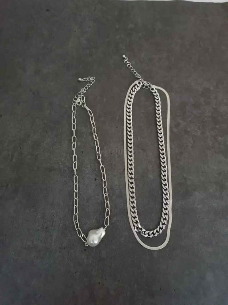 Blancchouette - Korean Women Fashion - #momslook - Mew 8 Necklace - 3