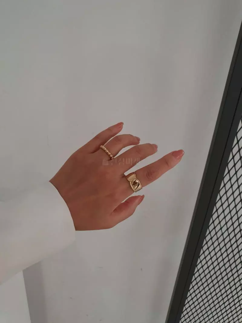Blancchouette - Korean Women Fashion - #momslook - Double Ring 6 - 2