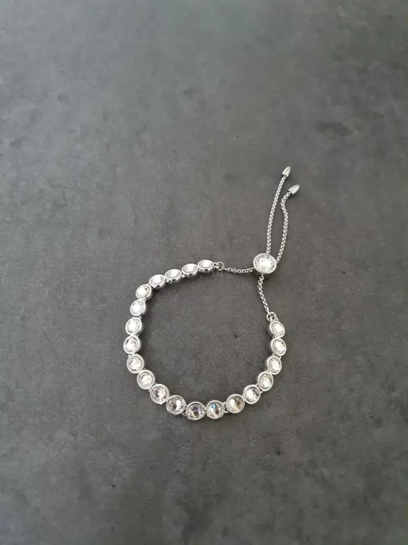 Blancchouette - Korean Women Fashion - #momslook - Crystal Bracelet - 2