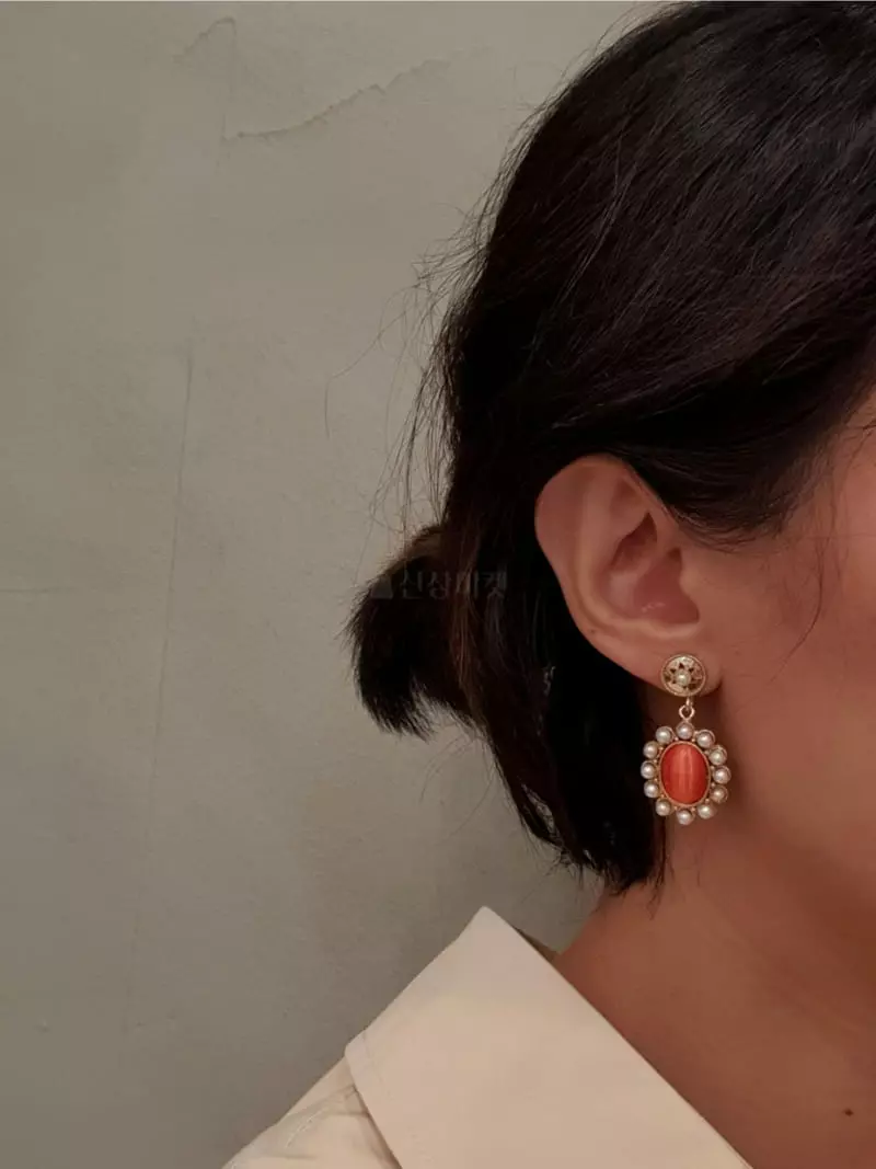 Blancchouette - Korean Women Fashion - #momslook - Becky 3 Earring - 2