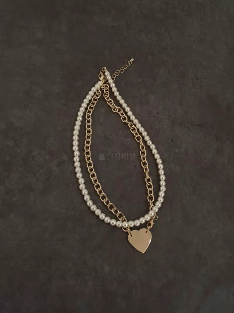 Blancchouette - Korean Women Fashion - #momslook - Tiffany 5 Necklace - 2