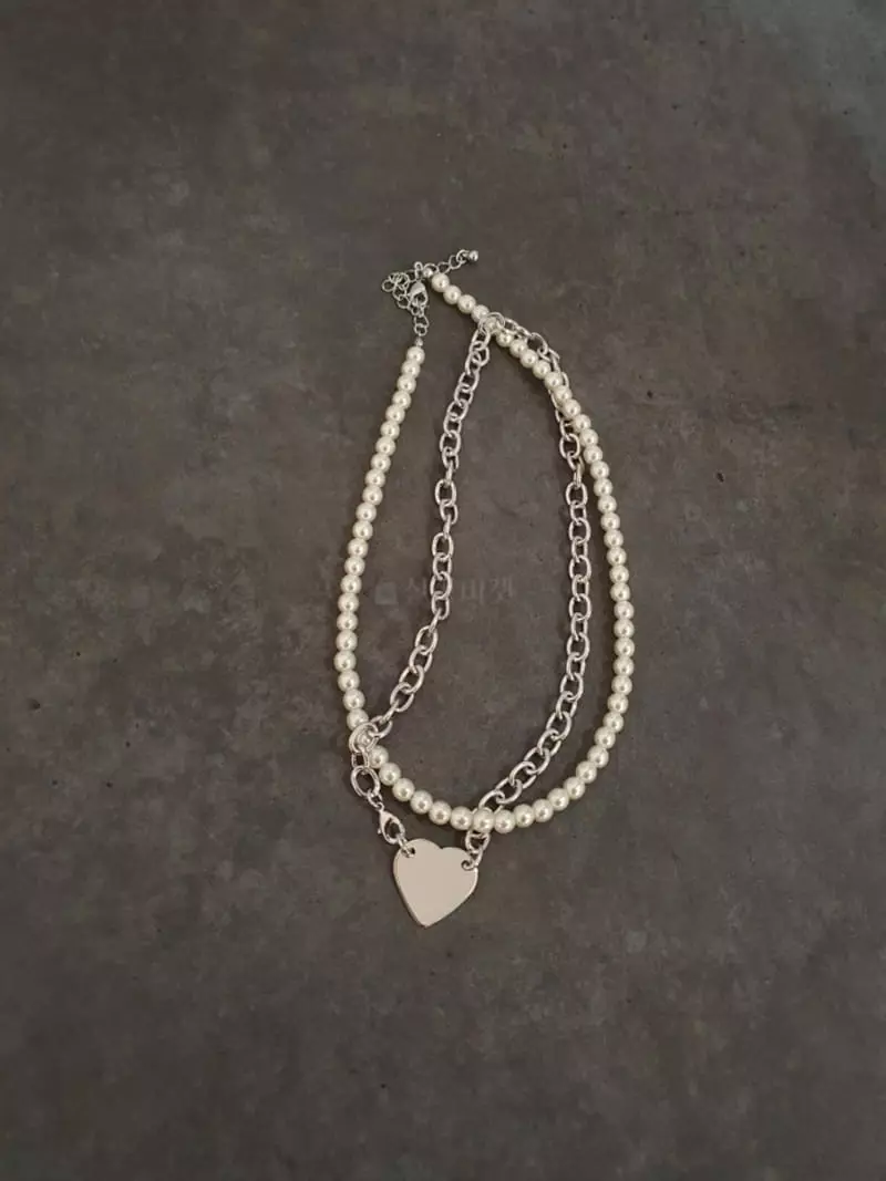 Blancchouette - Korean Women Fashion - #momslook - Tiffany 5 Necklace - 3