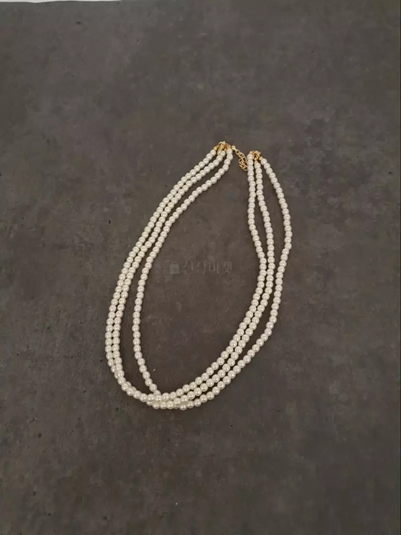 Blancchouette - Korean Women Fashion - #momslook - Pearl 6 Necklace - 2