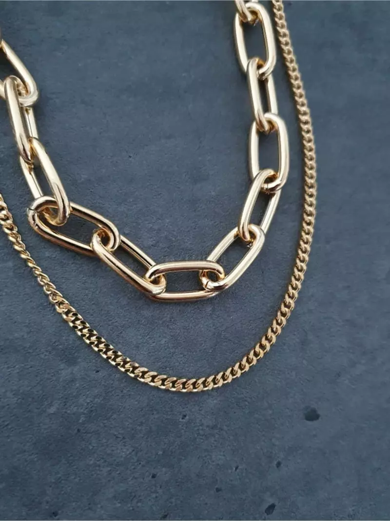 Blancchouette - Korean Women Fashion - #momslook - Chain11 Necklace - 2
