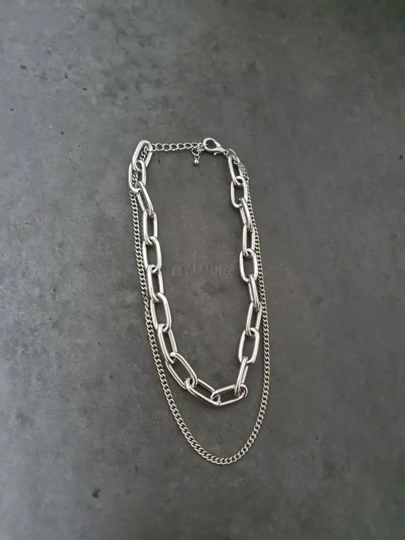 Blancchouette - Korean Women Fashion - #momslook - Chain11 Necklace - 3