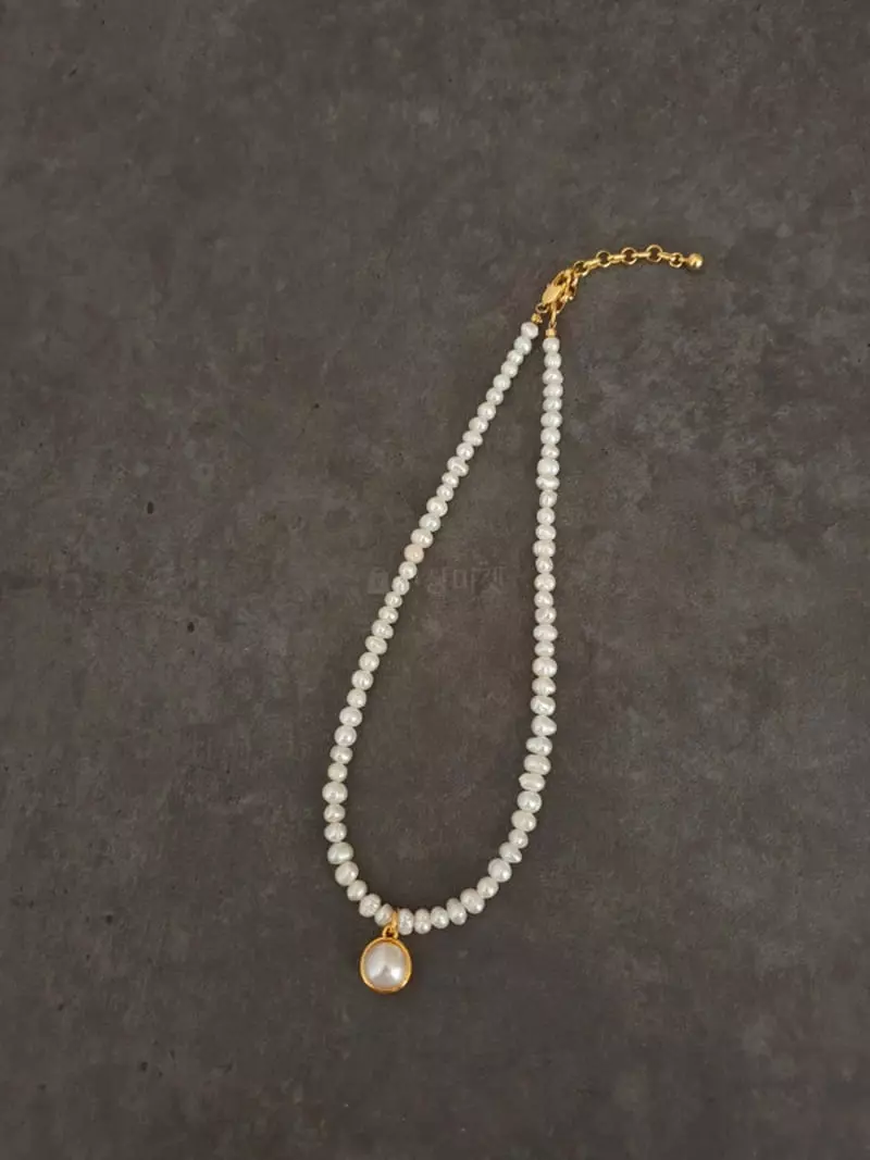 Blancchouette - Korean Women Fashion - #momslook - Mark 6 Necklace