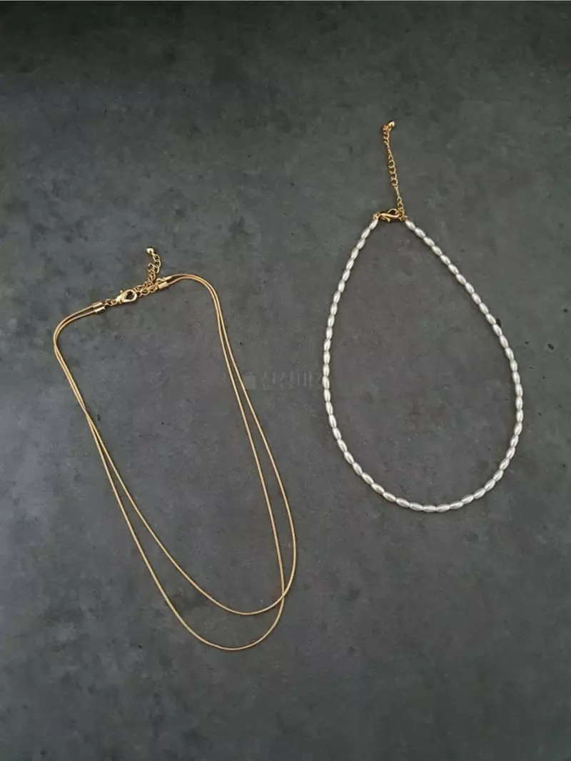 Blancchouette - Korean Women Fashion - #pursuepretty - Rose 5 Necklace
