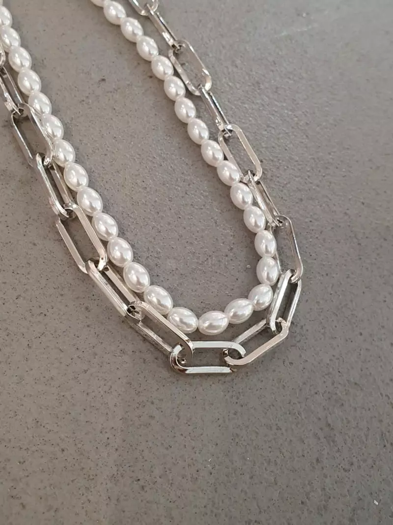 Blancchouette - Korean Women Fashion - #pursuepretty - Bobo 7 Necklace - 4