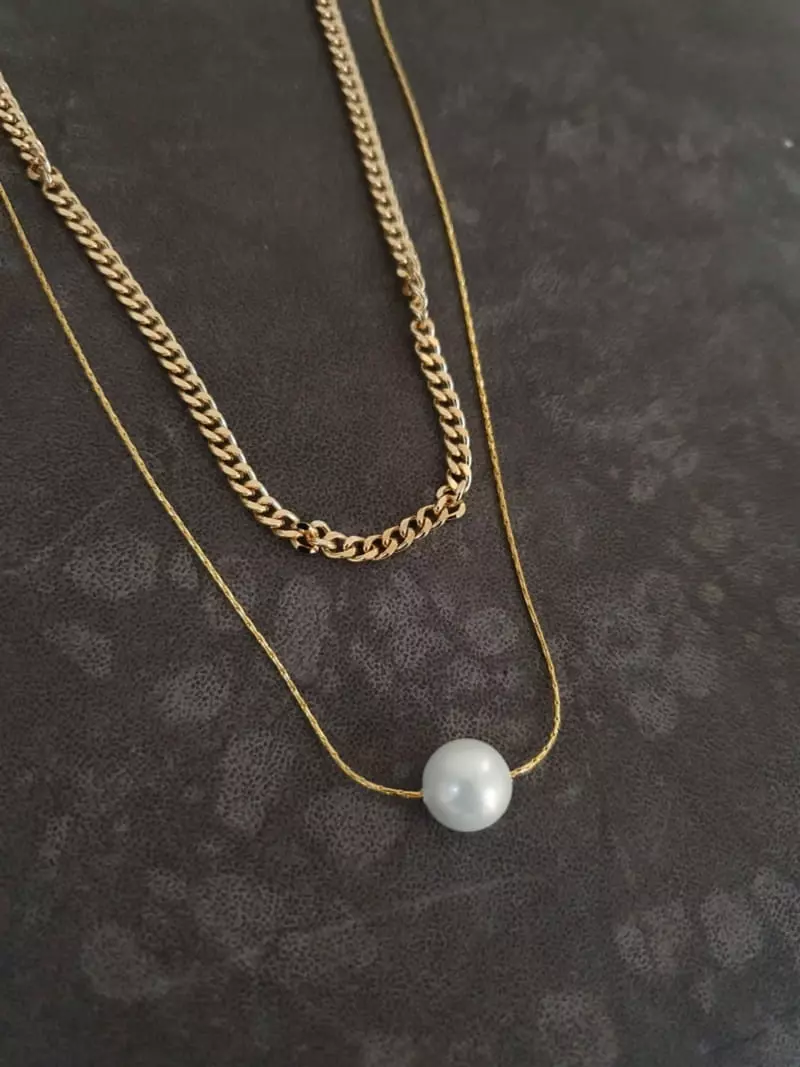 Blancchouette - Korean Women Fashion - #romanticstyle - Tiffany 9 Necklace