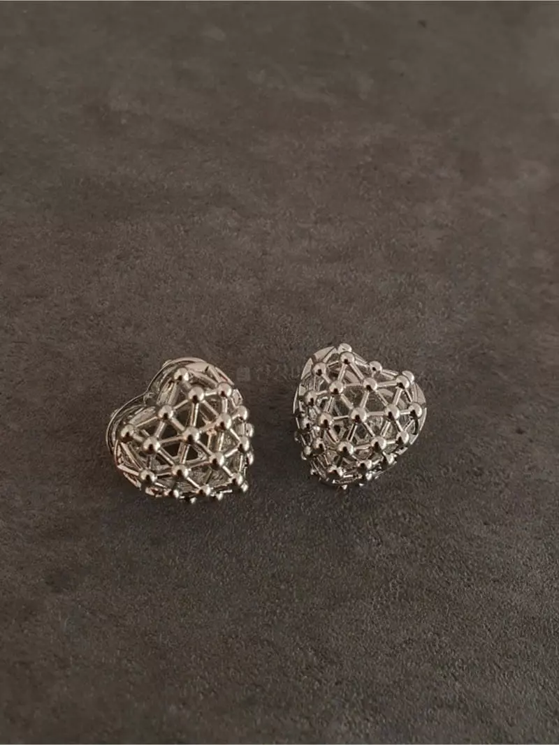 Blancchouette - Korean Women Fashion - #shopsmall - Heart 11 Earring
