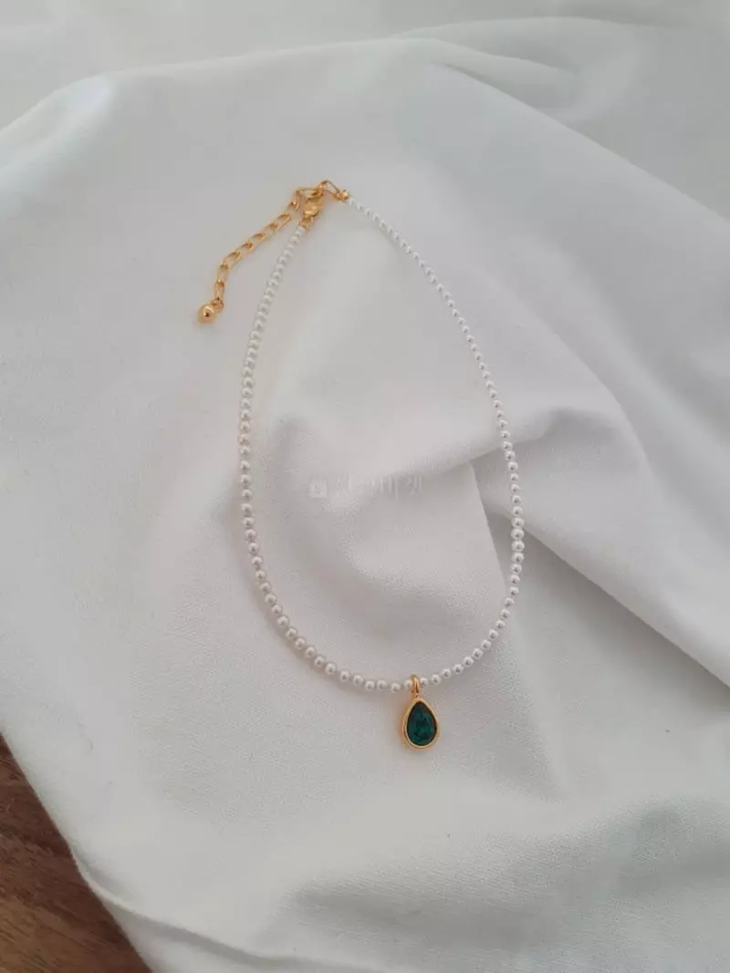 Blancchouette - Korean Women Fashion - #shopsmall - Mark 3 Necklace - 2