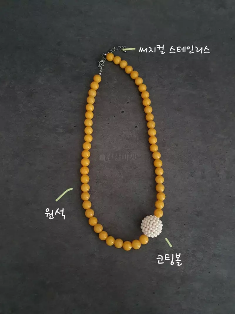 Blancchouette - Korean Women Fashion - #shopsmall - Marvel Necklace - 3