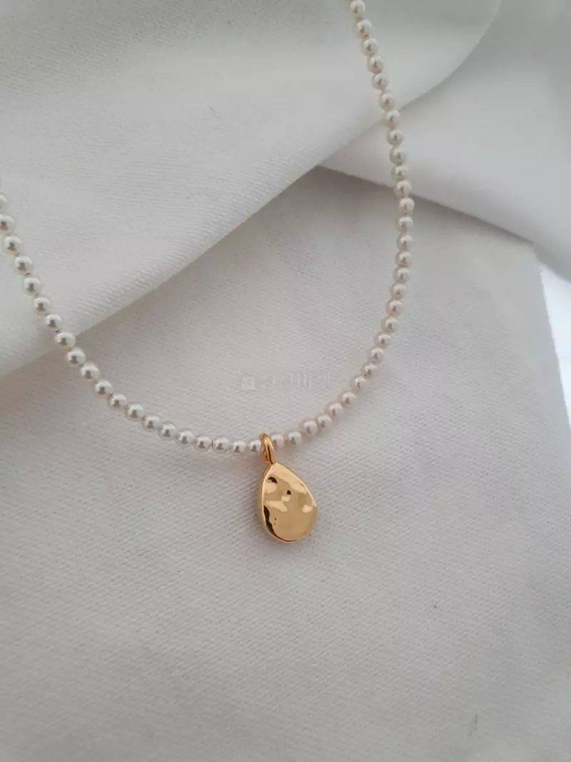 Blancchouette - Korean Women Fashion - #thatsdarling - Mark 3 Necklace - 3