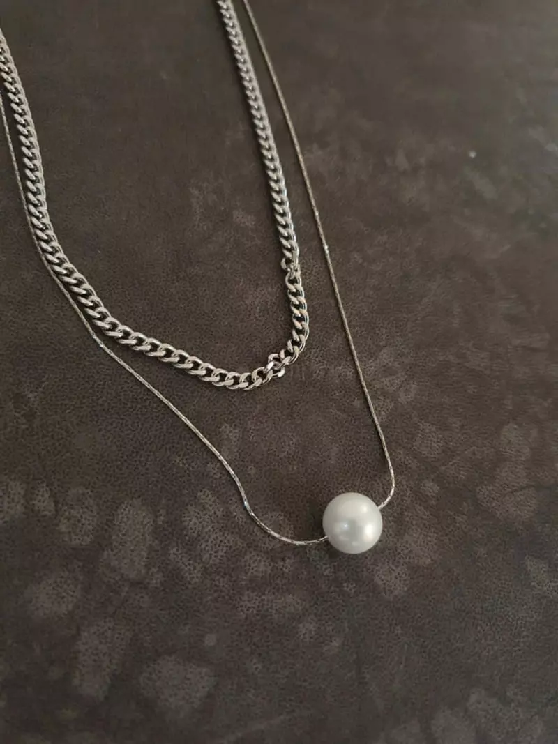 Blancchouette - Korean Women Fashion - #thatsdarling - Tiffany 9 Necklace - 3
