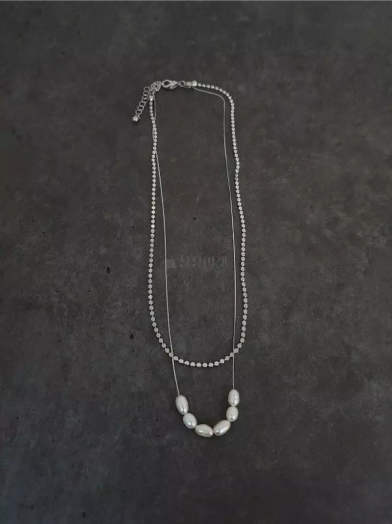 Blancchouette - Korean Women Fashion - #thatsdarling - Rose 7 Necklace - 2