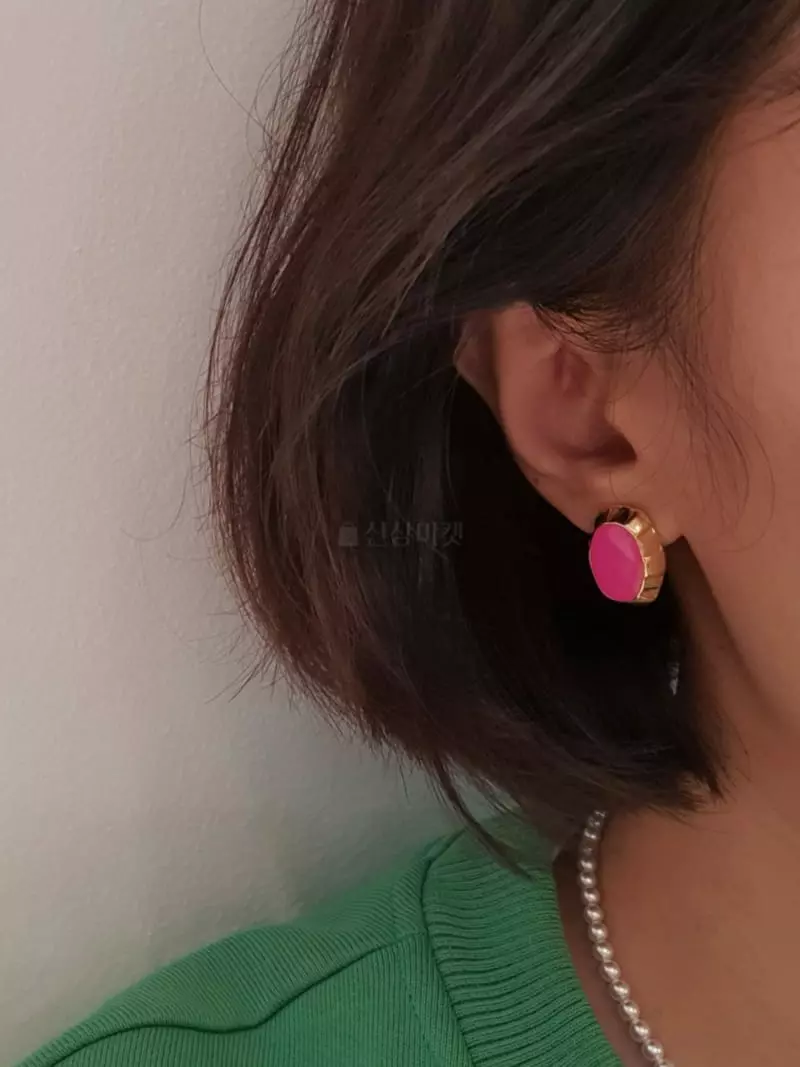Blancchouette - Korean Women Fashion - #vintageinspired - Pastel Earring - 2