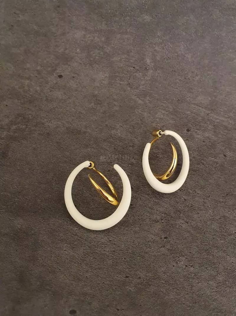 Blancchouette - Korean Women Fashion - #vintageinspired - Lia 9 Earring