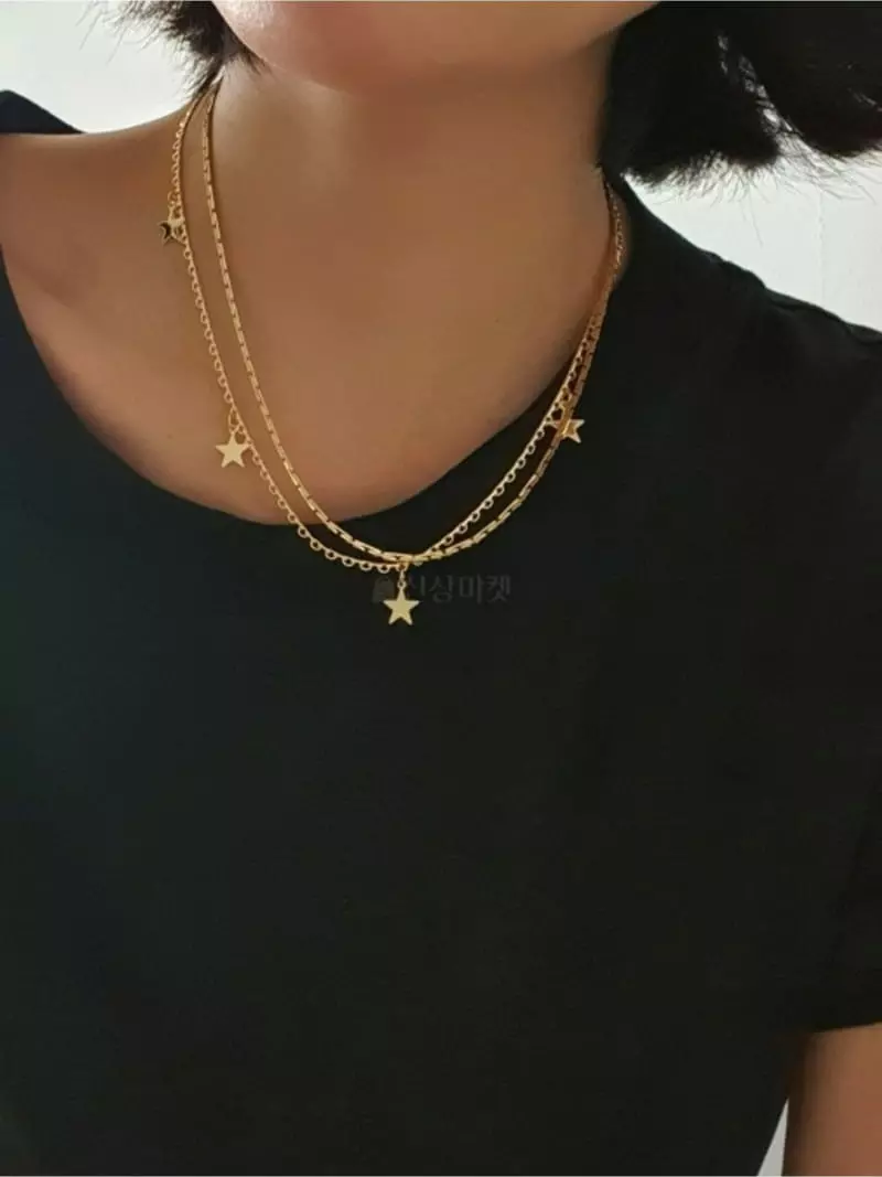 Blancchouette - Korean Women Fashion - #vintageinspired - Can Necklace