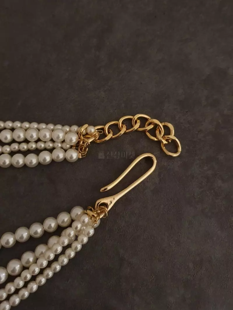 Blancchouette - Korean Women Fashion - #womensfashion - Becky 3 Necklace - 2