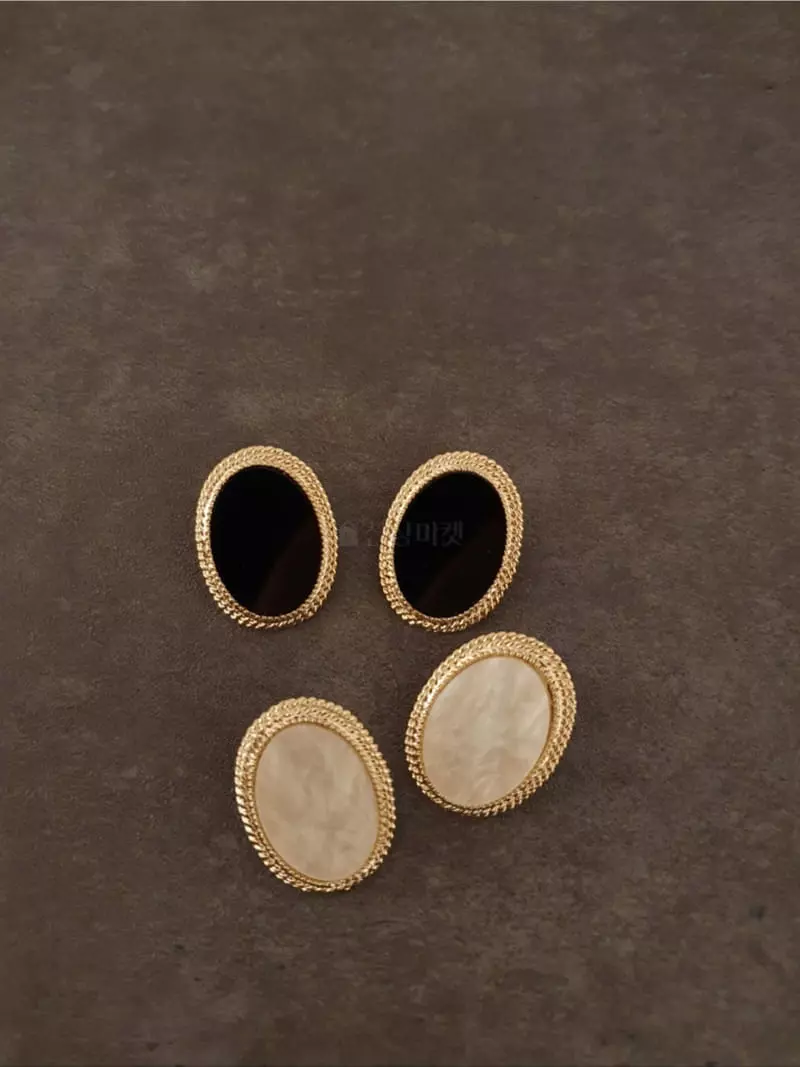 Blancchouette - Korean Women Fashion - #womensfashion - Can 2 Earring - 2