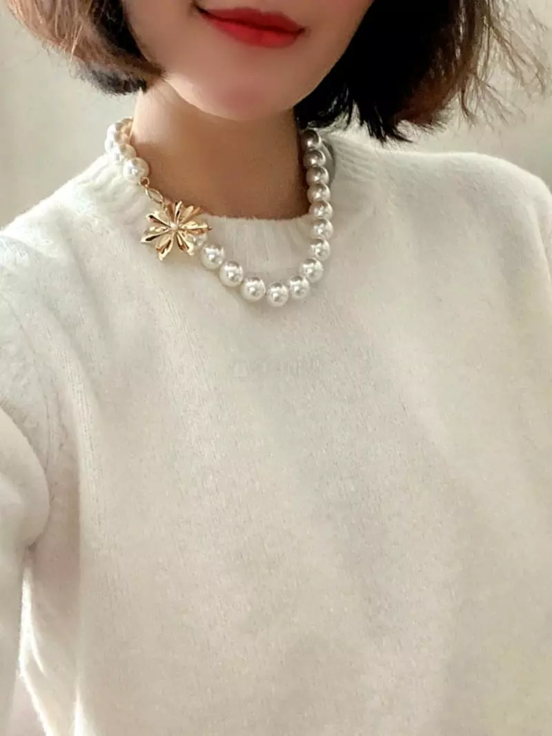 Blancchouette - Korean Women Fashion - #womensfashion - Flower Necrease - 2