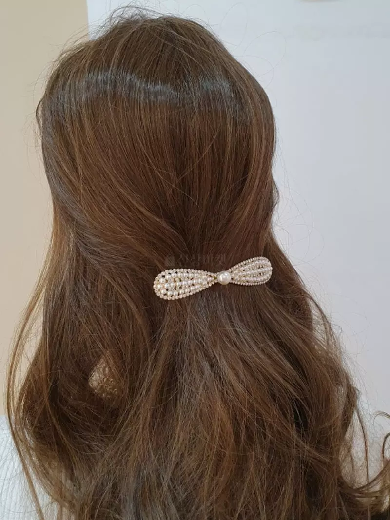 Blancchouette - Korean Women Fashion - #womensfashion - Ribbon Hair Pin - 3