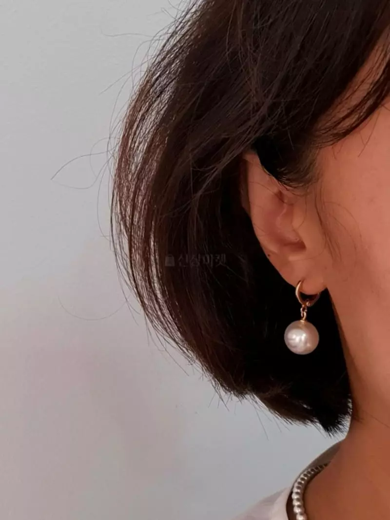 Blancchouette - Korean Women Fashion - #womensfashion - Swal Pearl 3 Earring - 2