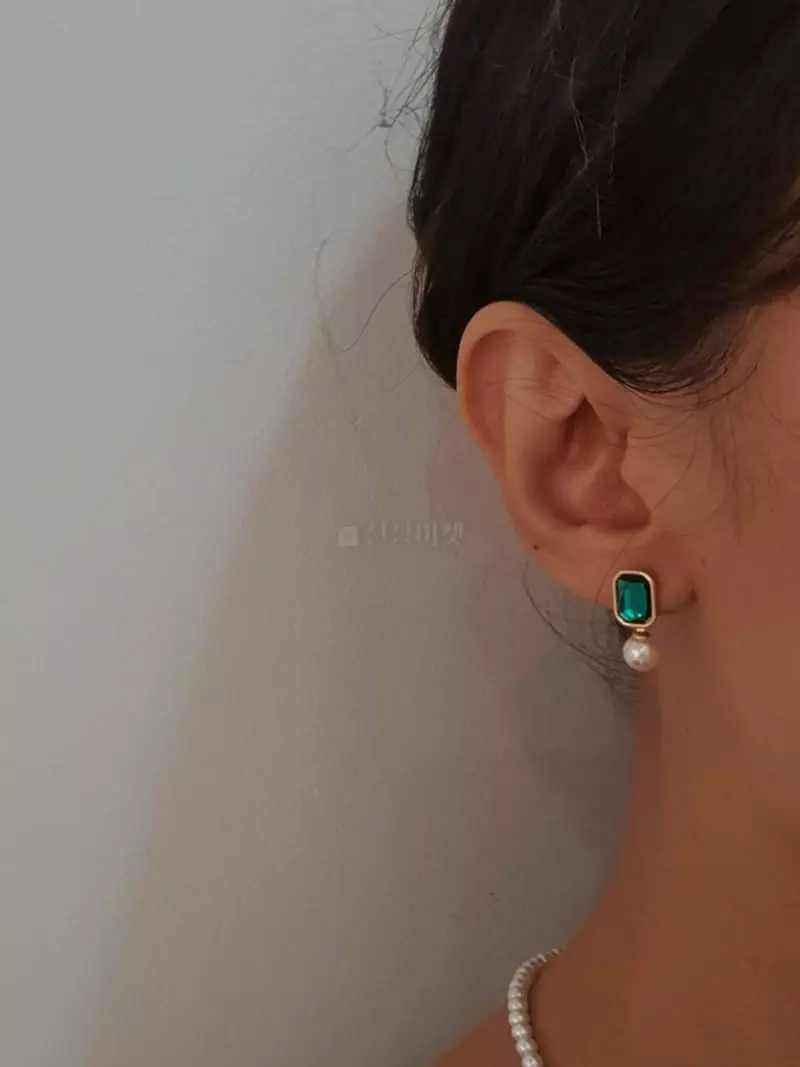 Blancchouette - Korean Women Fashion - #momslook - Mono 2 Earring - 4