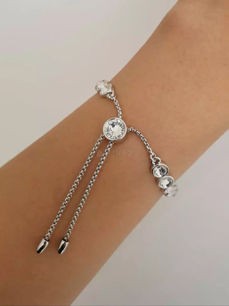Blancchouette - Korean Women Fashion - #womensfashion - Crystal Bracelet