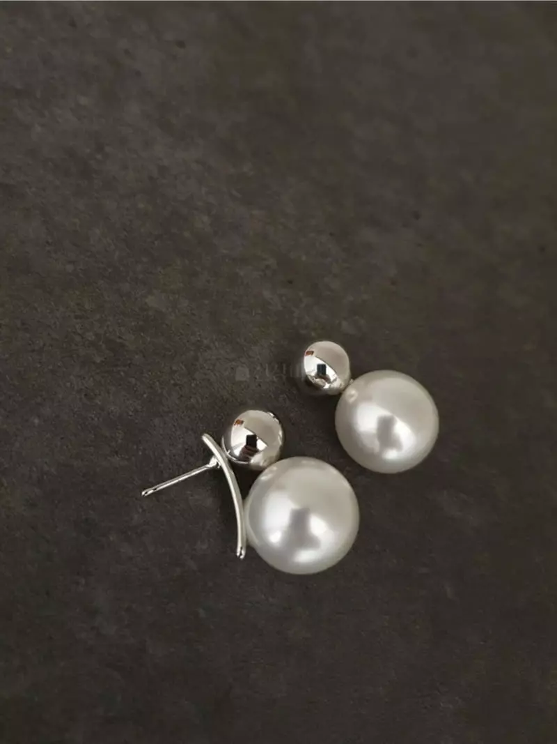 Blancchouette - Korean Women Fashion - #womensfashion - Pearl 7 Earring - 2