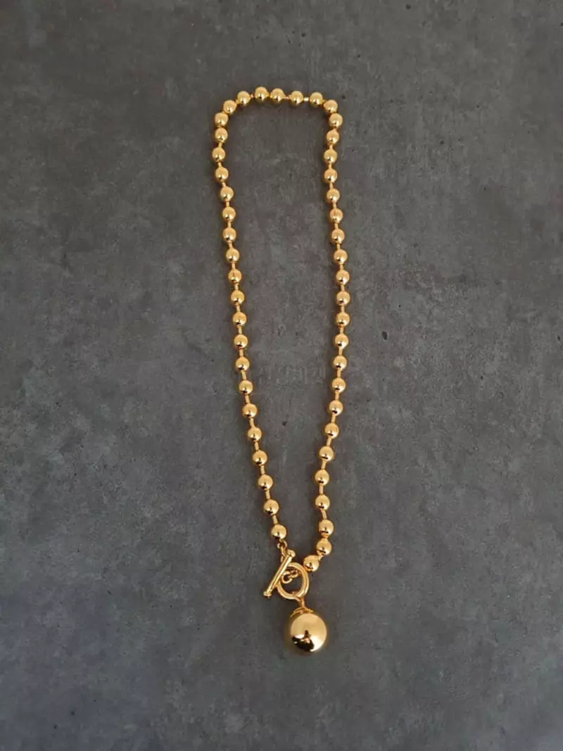 Blancchouette - Korean Women Fashion - #womensfashion - Ball 4 Necklace - 2