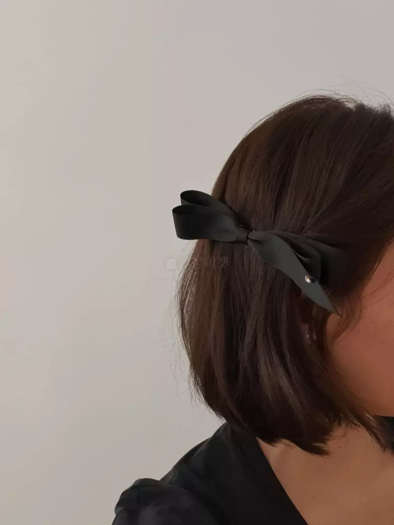 Blancchouette - Korean Women Fashion - #womensfashion - Czech Ribbon Hair Pin - 2