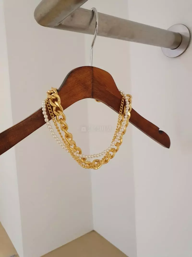 Blancchouette - Korean Women Fashion - #womensfashion - Rose Necklace - 2