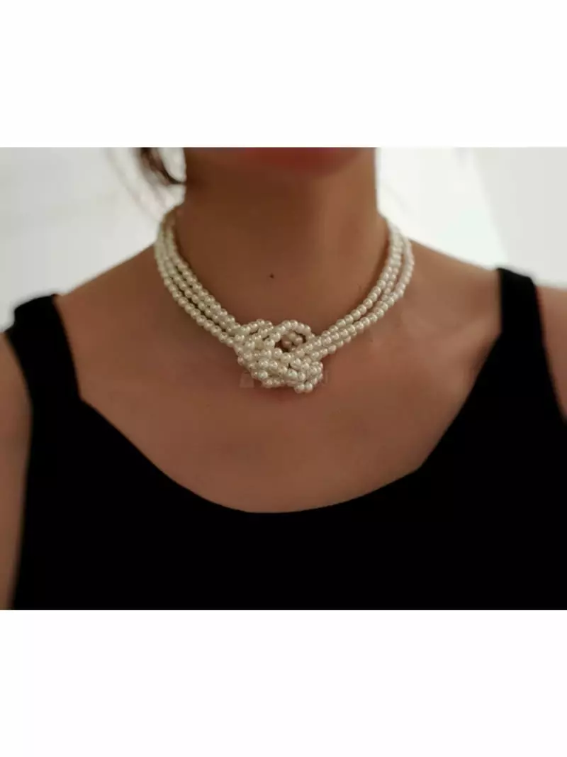 Blancchouette - Korean Women Fashion - #womensfashion - Pearl 6 Necklace