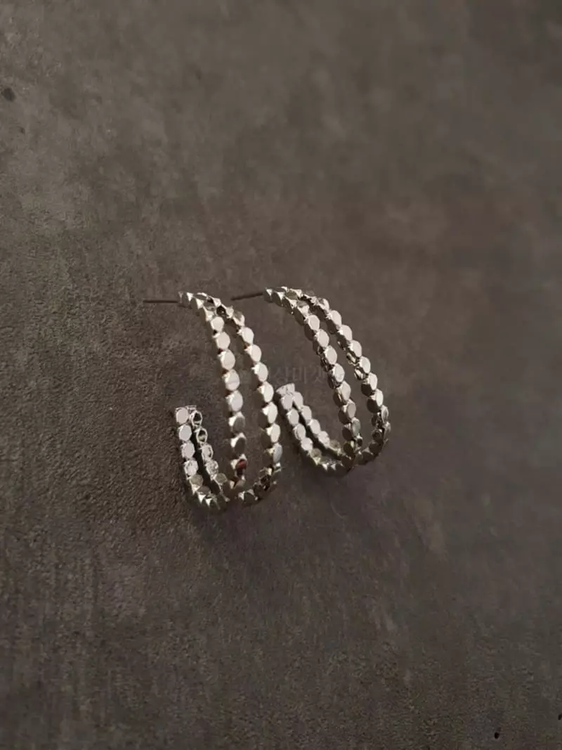 Blancchouette - Korean Women Fashion - #womensfashion - Links 2 Earring - 3