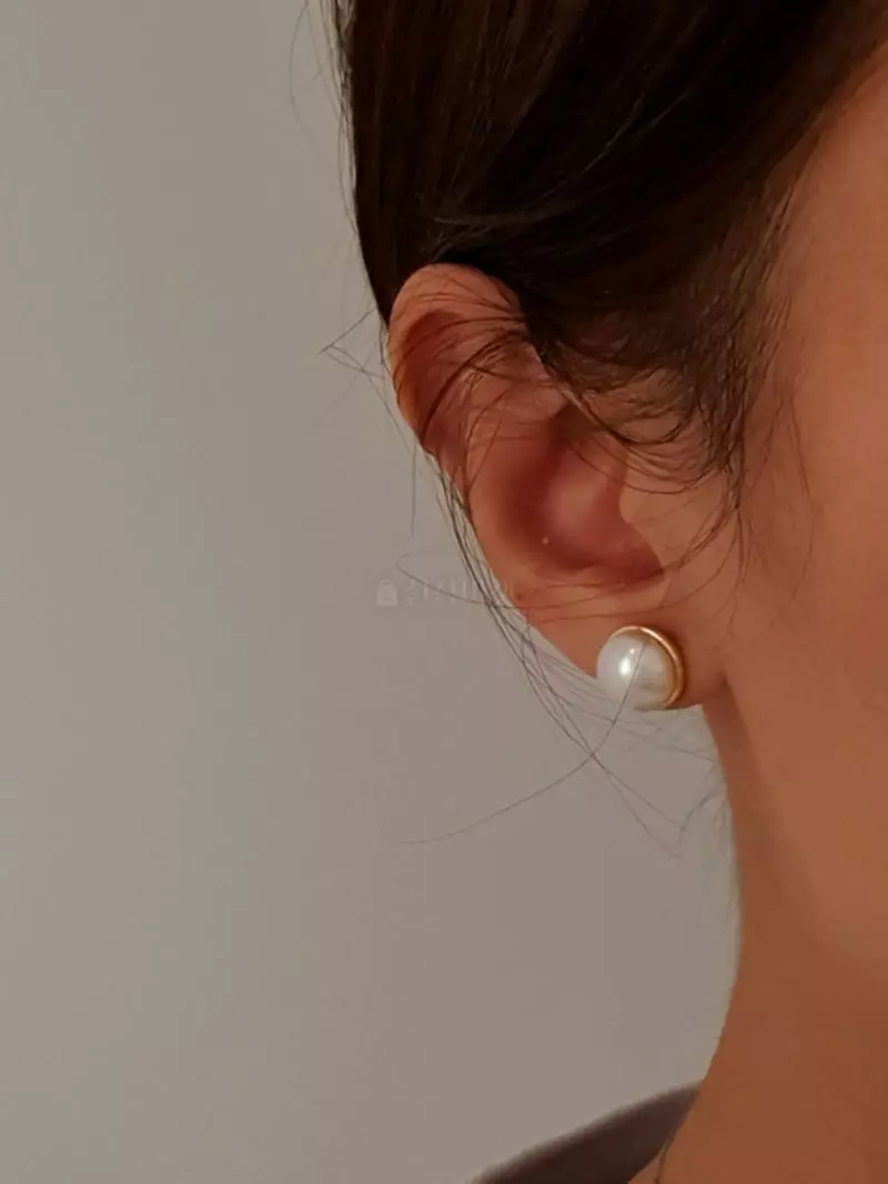 Blancchouette - Korean Women Fashion - #womensfashion - Swal Pearl 2 Earring - 2