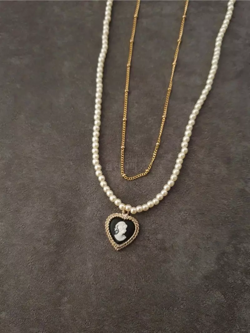Blancchouette - Korean Women Fashion - #womensfashion - Antique 3 Necklace