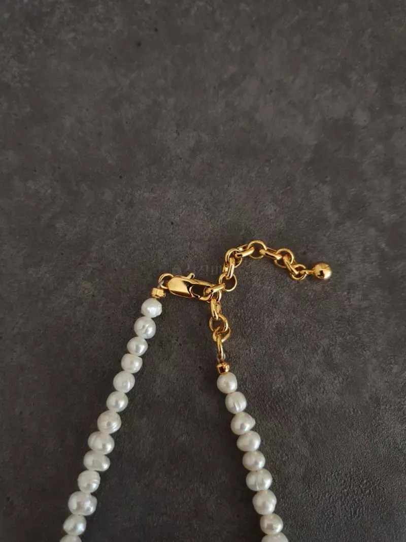 Blancchouette - Korean Women Fashion - #womensfashion - Mark 6 Necklace - 3