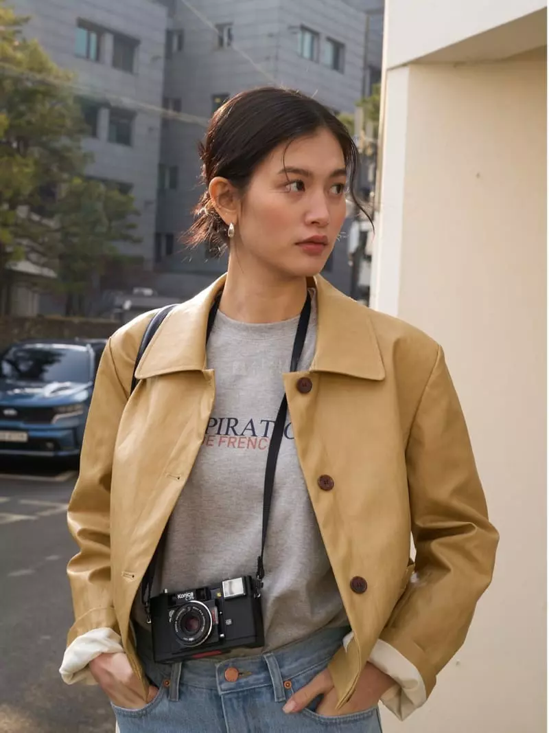Bold - Korean Women Fashion - #momslook - French Tee - 2