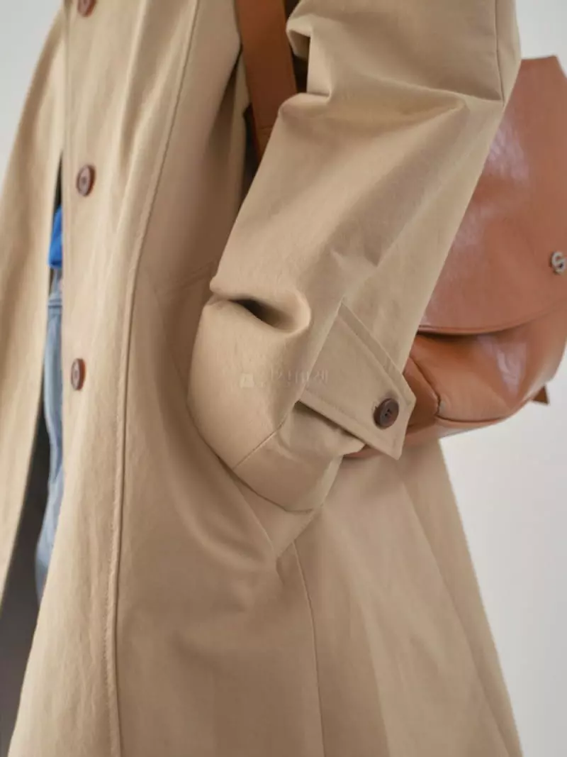Bold - Korean Women Fashion - #womensfashion - Single Half Trench Coat - 4