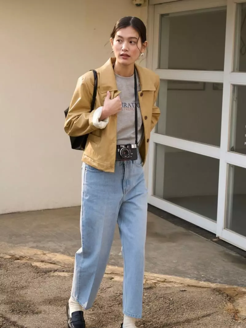 Bold - Korean Women Fashion - #momslook - Leather Short Jacket