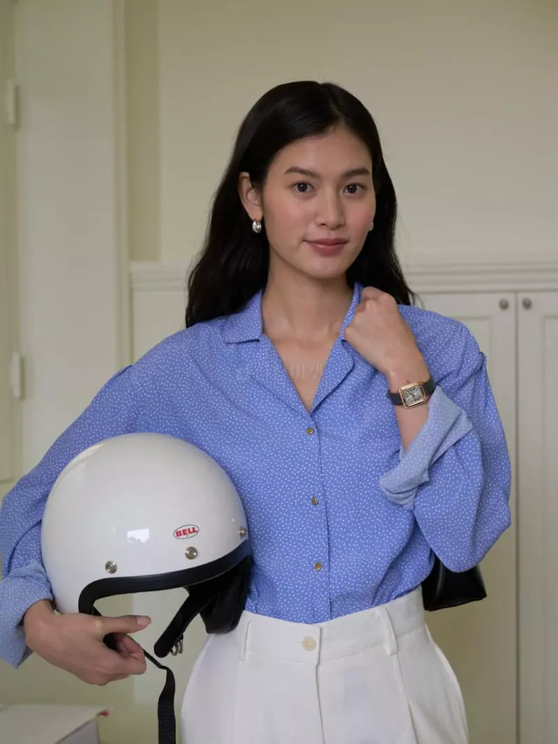 Bold - Korean Women Fashion - #momslook - Heart Blouse - 3