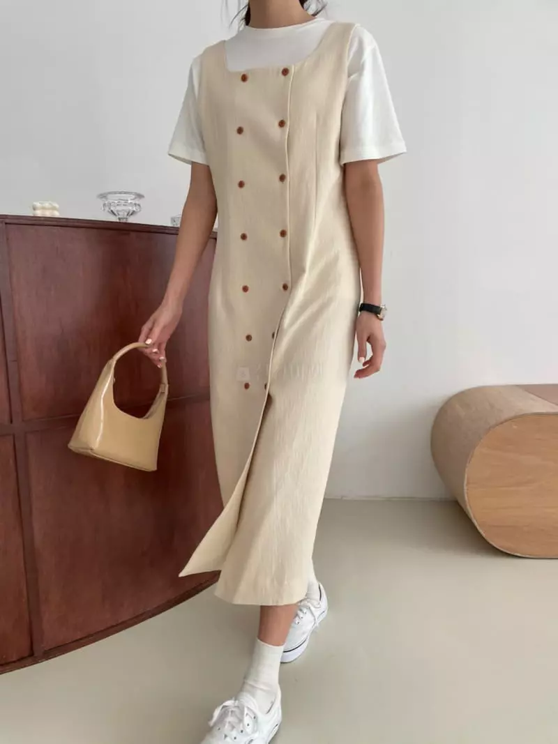 Bold - Korean Women Fashion - #momslook - Cotton Double One-piece - 3