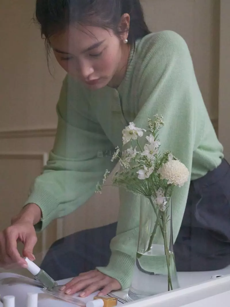 Bold - Korean Women Fashion - #momslook - Spring Cardigan - 2