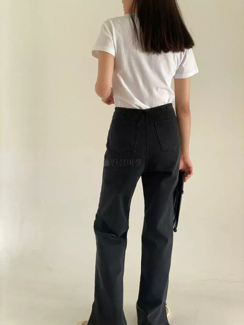 Bold - Korean Women Fashion - #womensfashion - Sha Black Jeans  - 4
