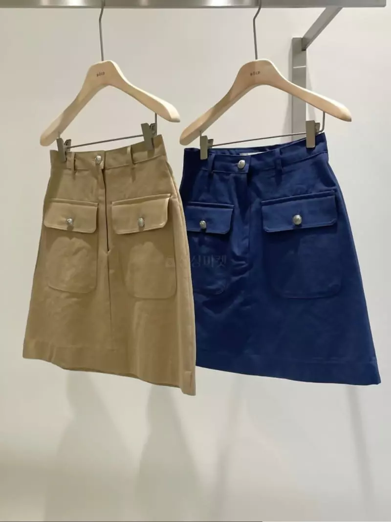 Bold - Korean Women Fashion - #vintagekidsstyle - Cotton Mini Skirt - 4
