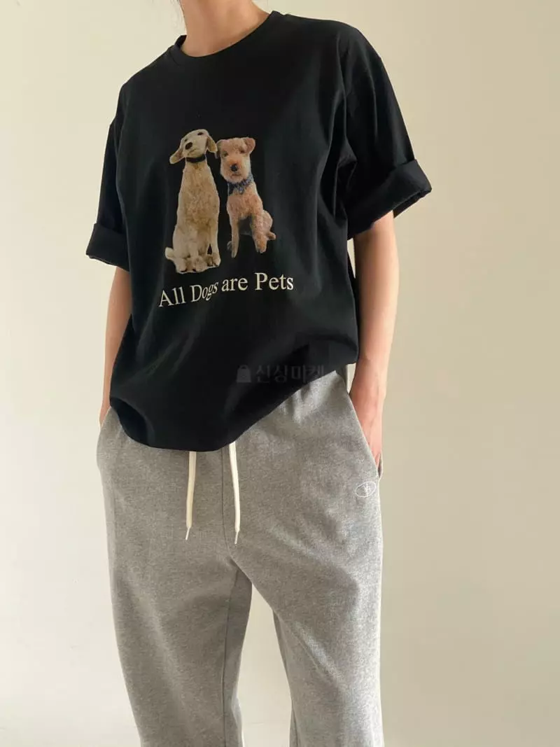 Bold - Korean Women Fashion - #pursuepretty - Puppy Tee - 3
