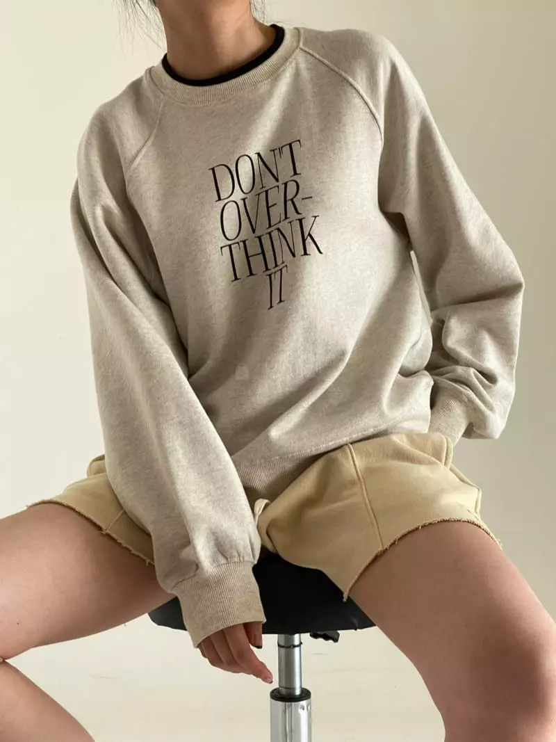 Bold - Korean Women Fashion - #thelittlethings - Think Sweatshirt