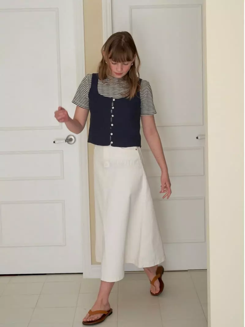 Bold - Korean Women Fashion - #vintageinspired - Flare Long Skirt - 2