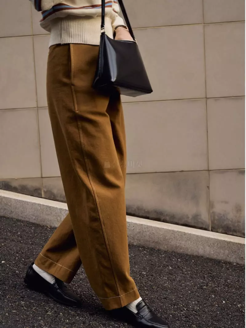 Bold - Korean Women Fashion - #vintagekidsstyle - Curve Cotton Pants